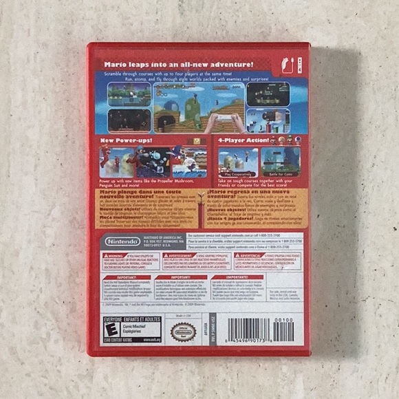 New Super Mario Bros. Wii Game Nintendo Complete In Box - Picture 2 of 5